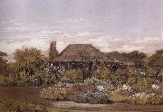 Edward La Trobe Bateman The homestead,Cape Schanck oil painting reproduction
